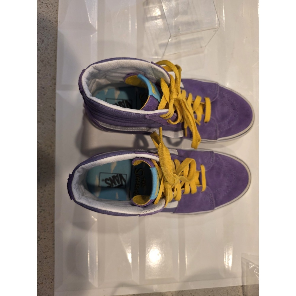 Vans Sk8-Hi The Simpsons Sneakers Lisa Simpson For President Shoes Size M5.5 W7 - Picture 15 of 16